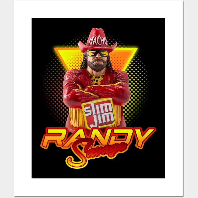 Macho man Slim Jum Wall Art by oxdolito